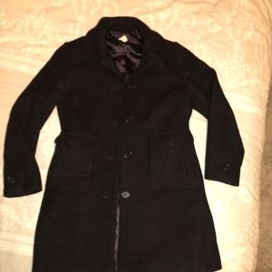 J. Crew Women's Black Peacoat / Topcoat
